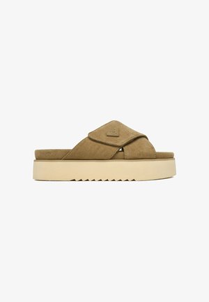 Roxy, ROXY FLIP-FLOPS WOMEN'S BEIGE 5906751731246 - Slip-on sandaler - beige