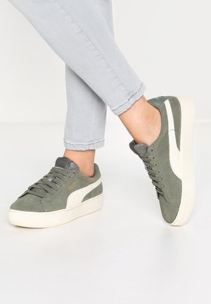 Baskets basses - olive