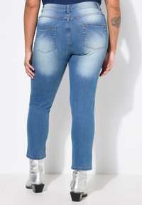 Angel of Style NEON-HERZEN DESTROY-EFFEKTE - Jean slim - blue stone