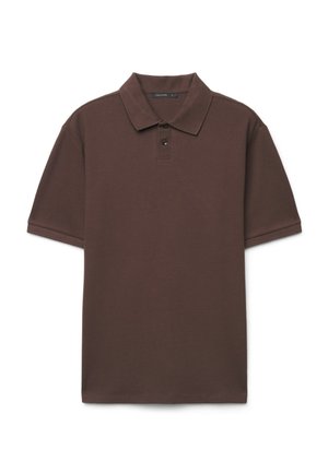 Calliope, T-SHIRT TINTA UNITA - Polo - caffè