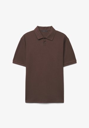 Calliope, T-SHIRT TINTA UNITA - Polo - caffè