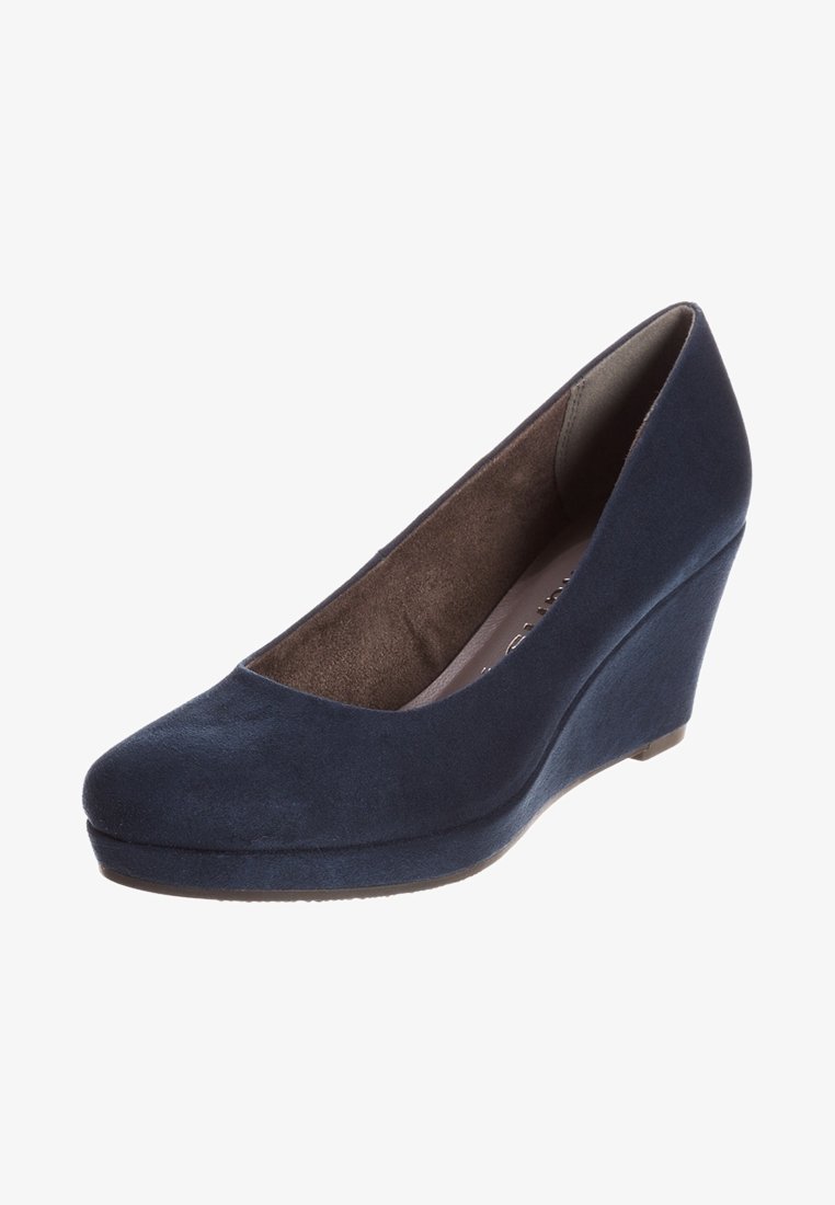 Tamaris Lodičky s platformou - blue