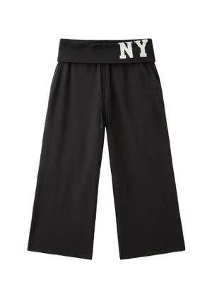 Stradivarius, NY GARMENT-WASHED JOGGER TROUSERS - Pantalon de survêtement - grey