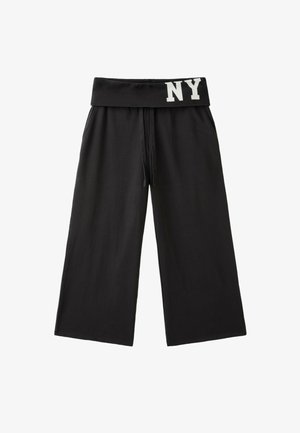 Stradivarius, NY GARMENT-WASHED JOGGER TROUSERS - Pantalon de survêtement - grey