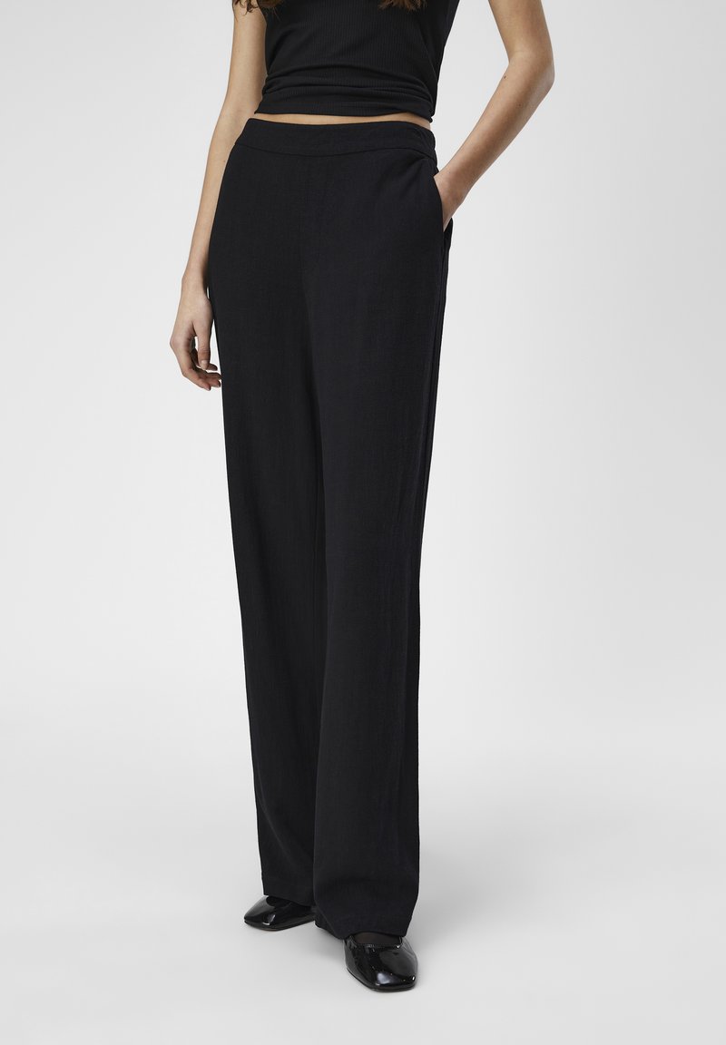 Object - JSANNE ALINE WIDE NOOS - Pantalones - black, Ampliar