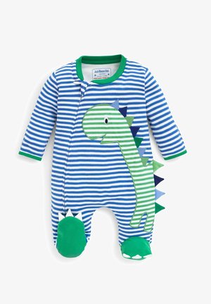 DINO APPLIQUE STANDARD - Salopetă bebeluși - blue