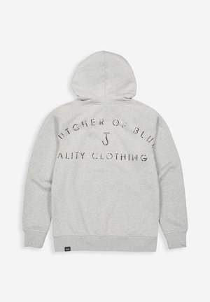 Butcher of Blue, BUTCHER OF BLUE SWEATSHIRTS QCC HDD ZIP SW - Sweatjacke - grey melange