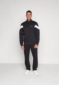 Champion ICONS FULL ZIP SWEATSUIT COLORBLOCK SET - Tuta - black