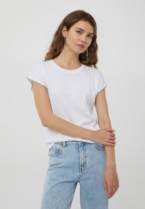Terranova CON DETTAGLIO GIOIELLO - T-shirt basic - bianco ottico