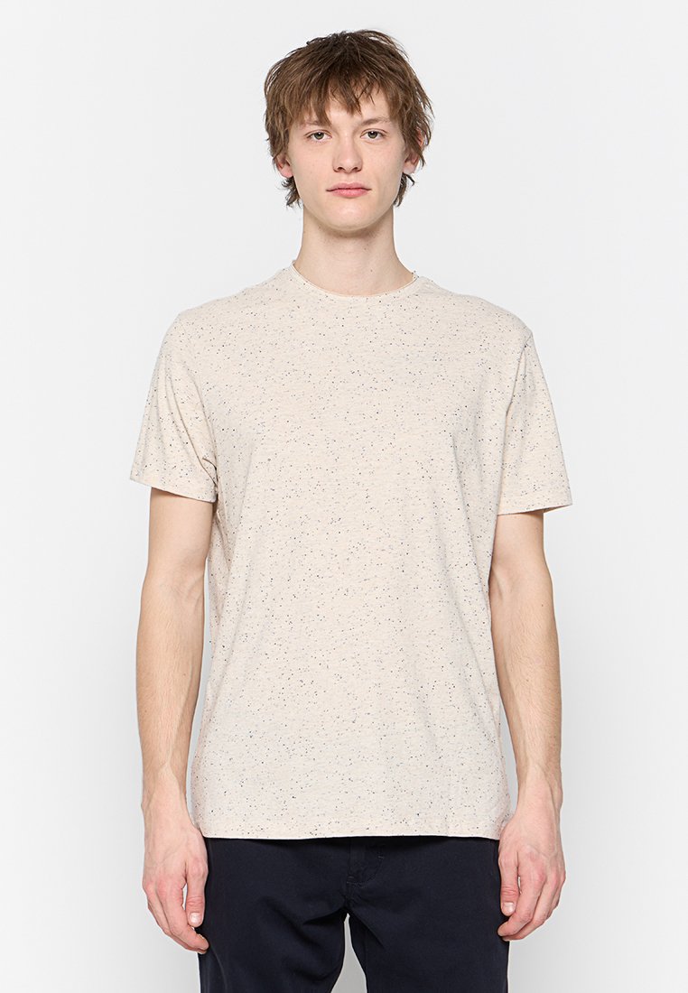 NO EXCESS T-shirt basic zandkleur NO EXCESS T-shirt basic zandkleur