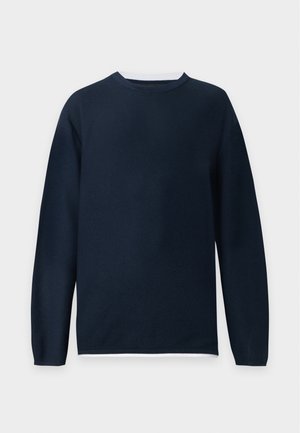 Jack & Jones, JORFREDERIKSBERG LAYER CREW - Strickpullover - sky captain