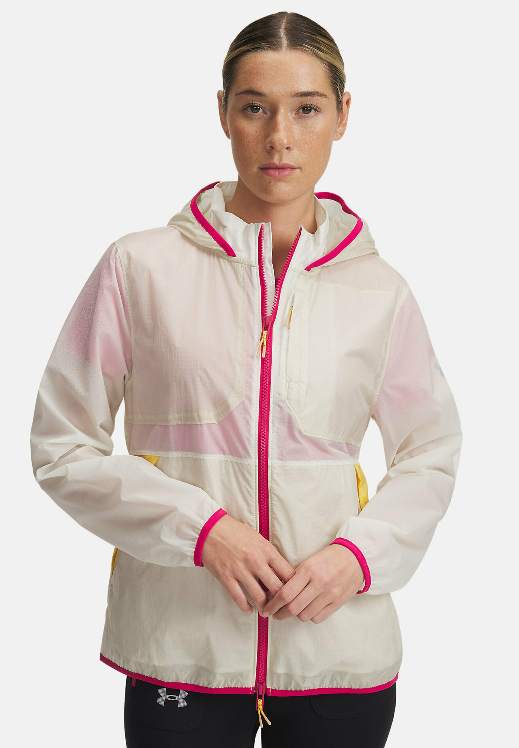 Under Armour LAUNCH TRAIL Giacca da running stone/marrone