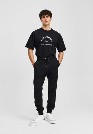 Tracksuit bottoms - black