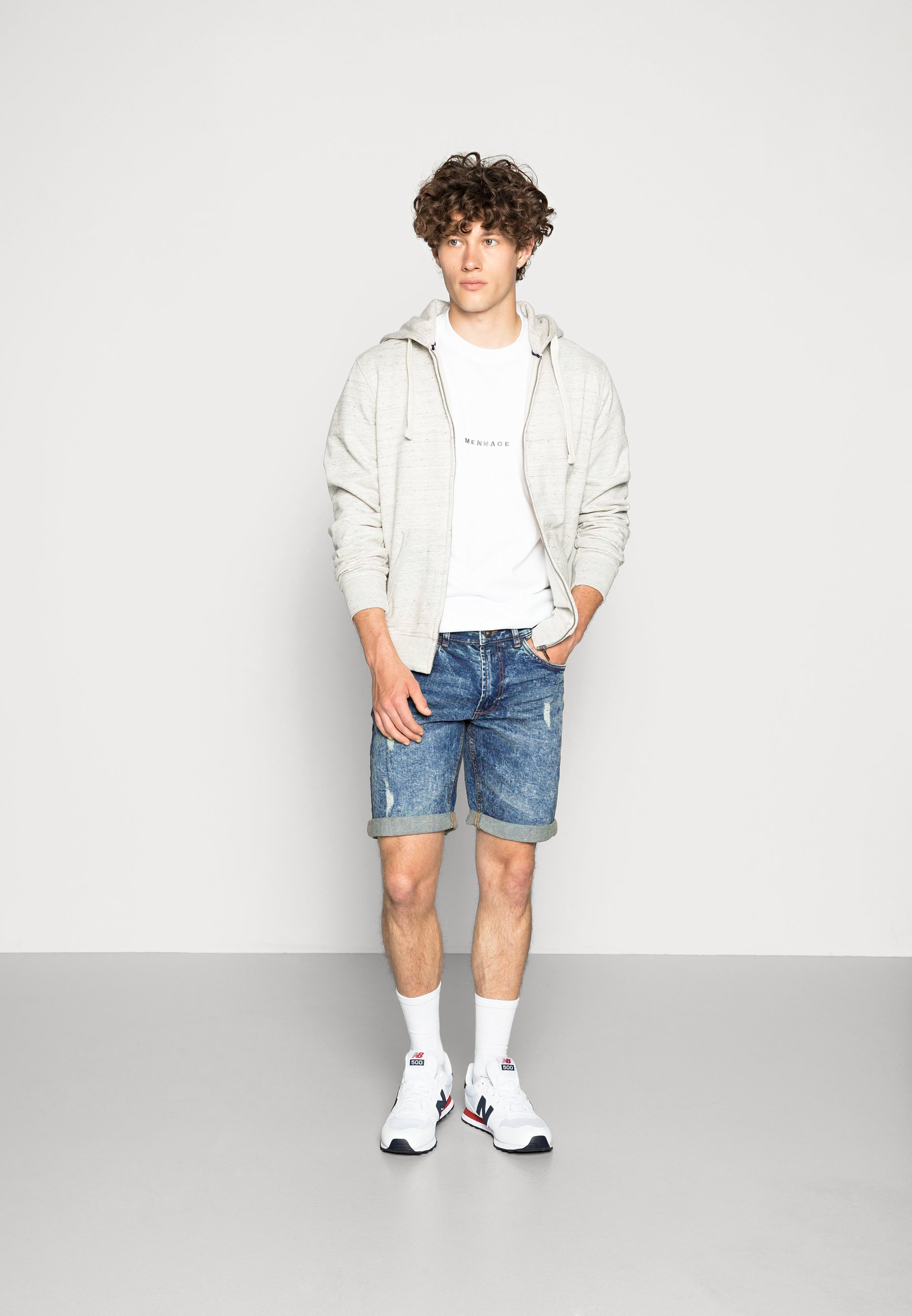 Redefined Rebel OSLO DESTROY - Shorts di jeans - frozen blue/blu denim -  Zalando.it
