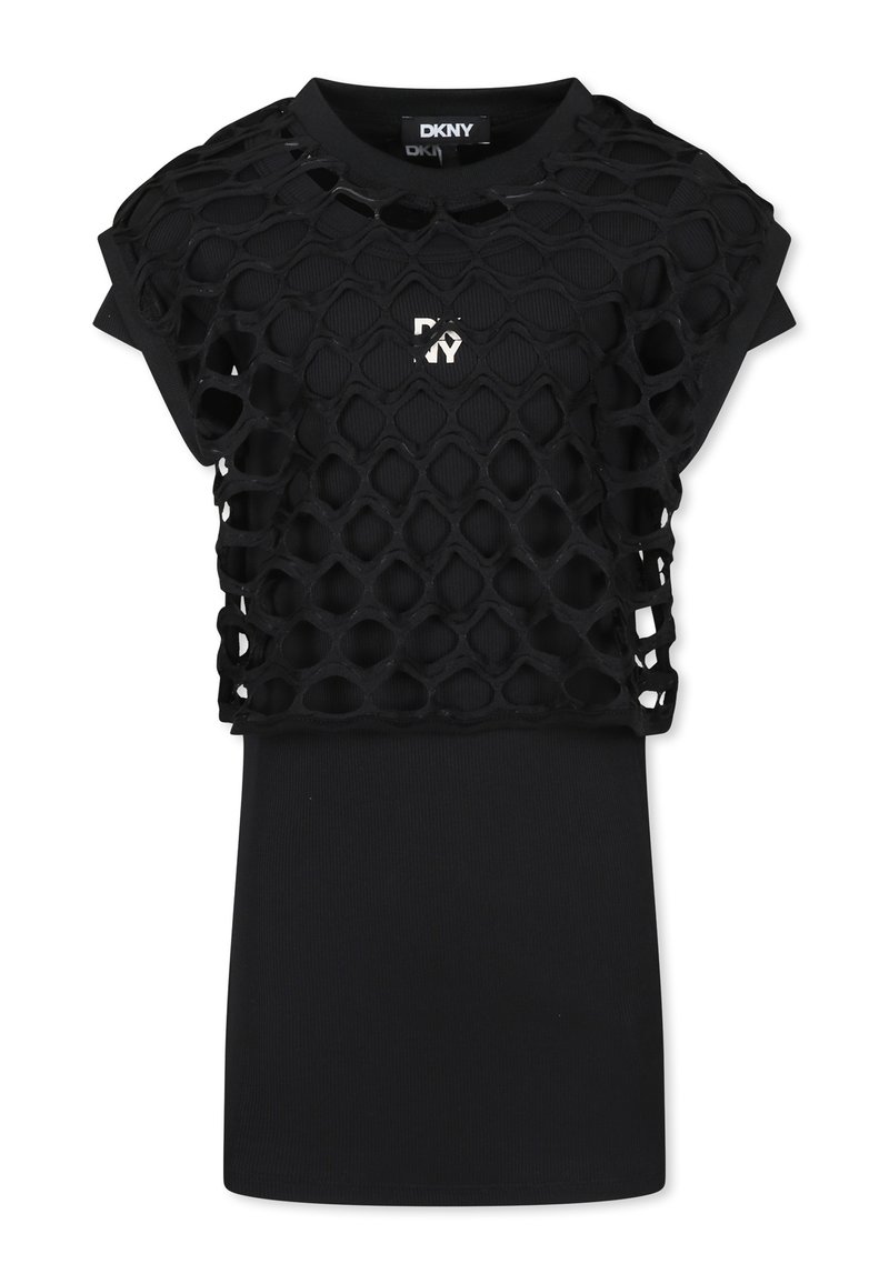 DKNY - Robe pull - black, Agrandir