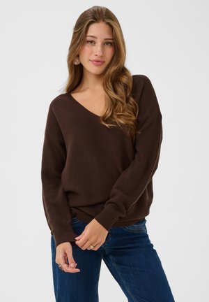 Cream, CRSILLAR - Pullover - coffee bean