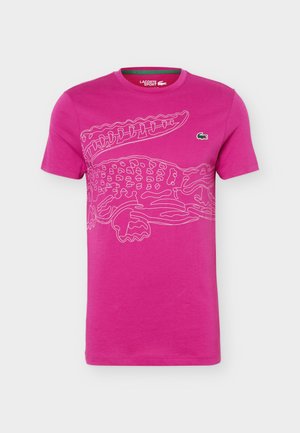 Lacoste Sport, T-shirt imprimé - rubine red/patisson
