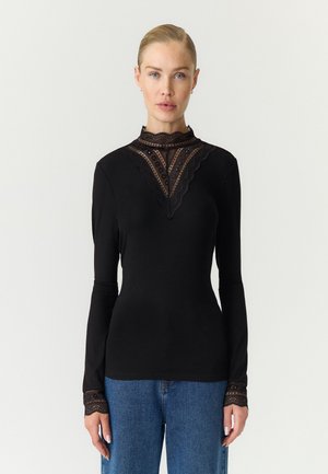 YAS, Long Sleeved YASELLINA HIGH NECK - Longsleeve - black