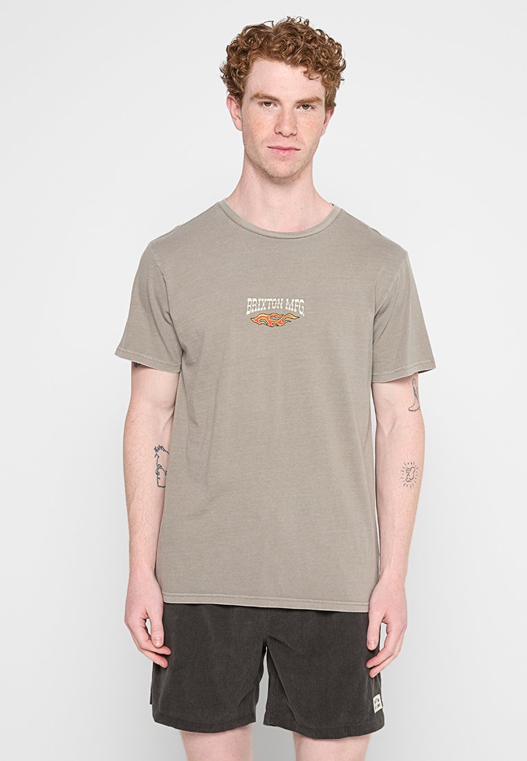 brixton T-shirt print graniet brixton T-shirt print graniet