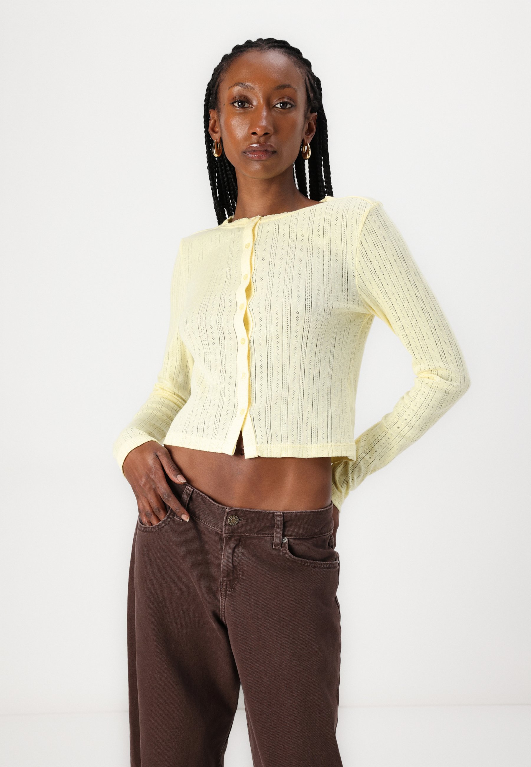 JJXX JXTOKYO WIDE - Wide Leg - seal brown/brown - Zalando.co.uk