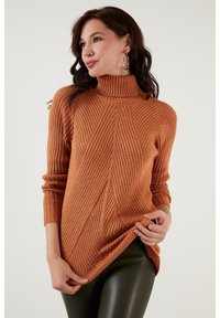 LELA REGULAR FIT - Pulover - snuff colored