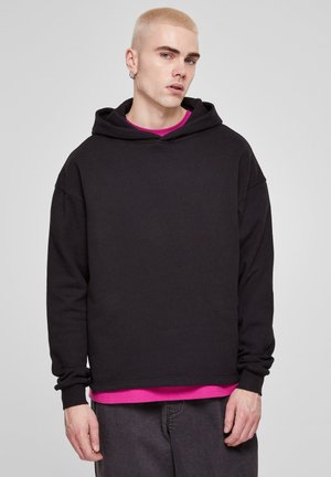 LOOSE - Jersey con capucha - black