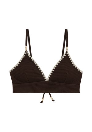 WE Fashion Haut de bikini - dark brown