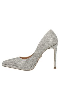 Steve Madden CLASSY - Lodičky na vysokém podpatku - zilver
