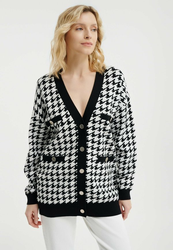 Strickjacke - print