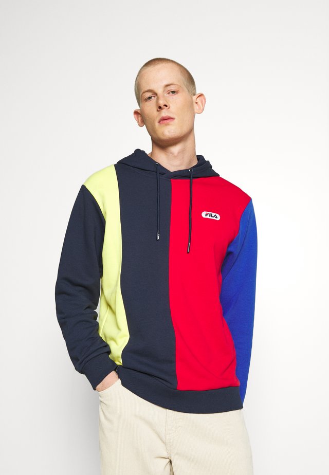 BAIRN - Sweat à capuche - true red/black iris/aurora/dazzling blue