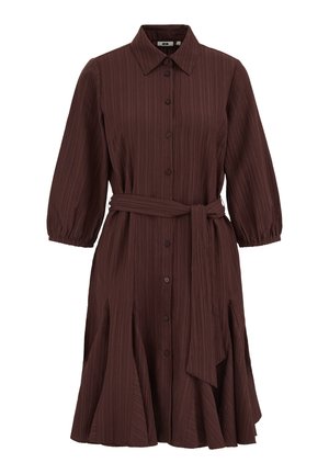 WE Fashion, Robe chemise - cinnamon brown