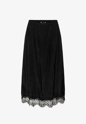 Cream, CRTRINITI SKIRT - Maksiseelik - pitch black