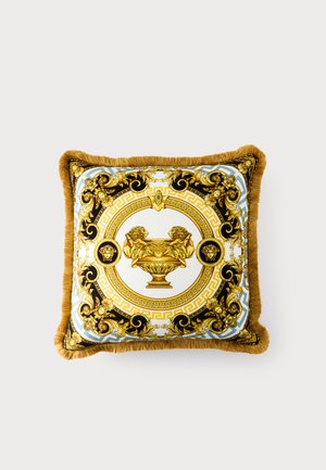 Versace CUSHIONS 45X45 LA COUPE DES DIEUX UNISEX - Cojín decorativo - grey/white/gold