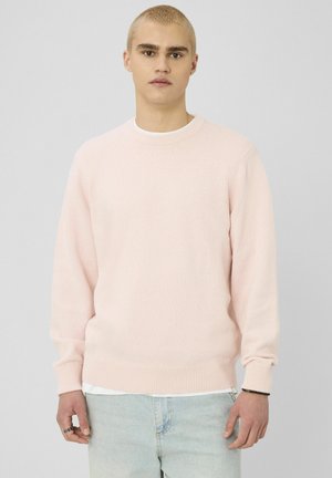 COL ROND - Pullover - rose