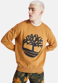 Timberland - YC CORE TREE LOGO CREW NECK  - Sweatshirt - wheat boot/black Thumbnail-Bild 1