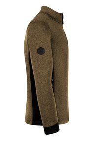 normani Outdoor Sports OUTDOOR ÜBERGANGS STRICKJACKE MIT SEITENTASCHEN - Fleecejacke - beige