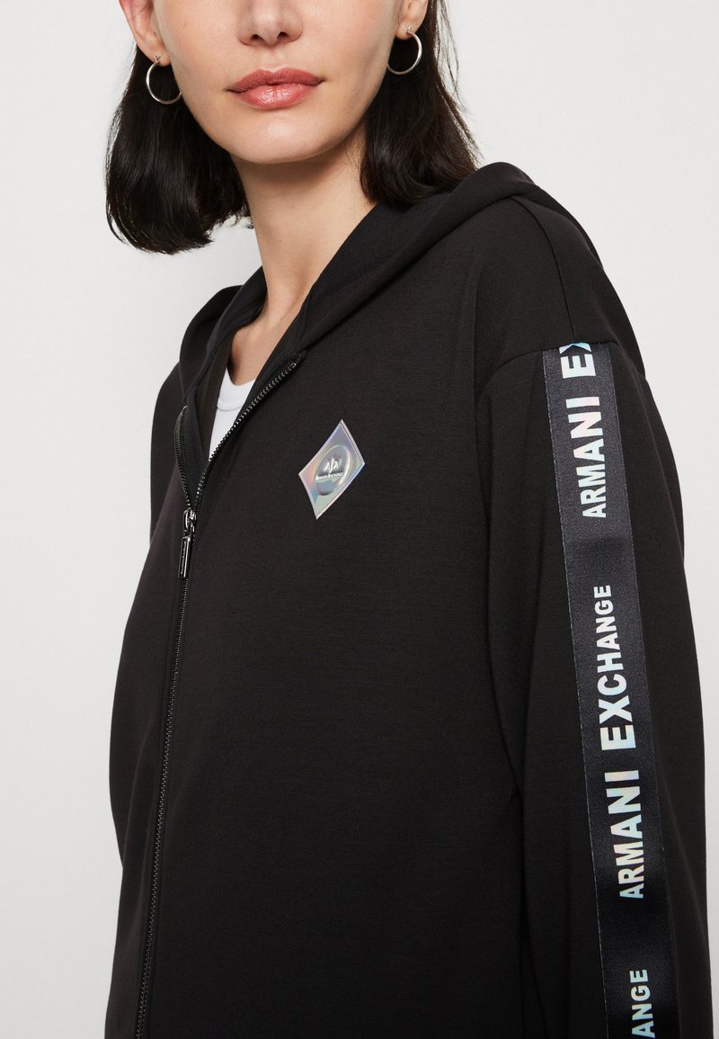 Armani Exchange Zip-up sweatshirt - black - Zalando.de
