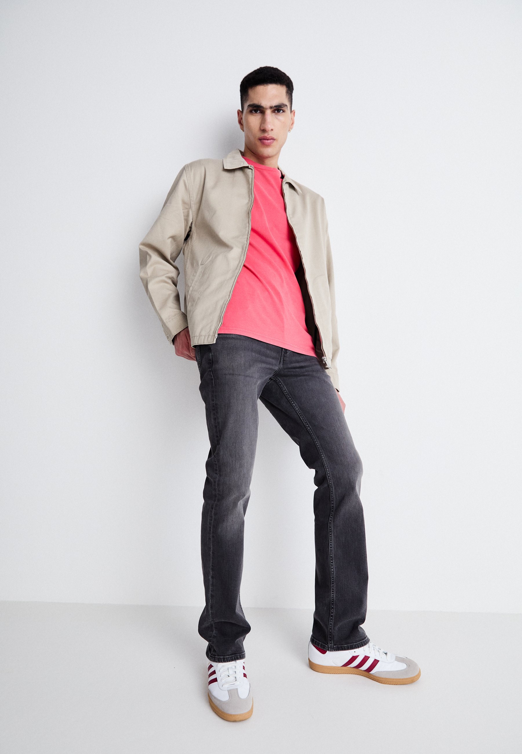 【2plan】Leo Pigment Denim Pants Lee LEON - Jeansy Straight Leg/czarny denim - Zalando.pl