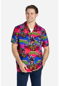 Camicetta a maniche corte colorata con una vivace stampa delle Tartarughe Ninja. Realizzata in un tessuto leggero con una vestibilità rilassata.