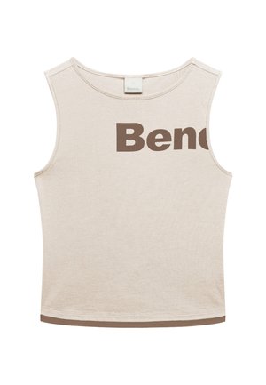 Bench, BENCH X SUPERDRY &AMP; CO BENCH FITTED LAYER TANK VEST - Débardeur - dune  moonbeam