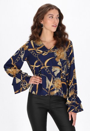 Bluse - navy multicolor