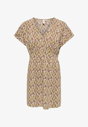 ONLY, DRESS ONLMETTE SHORT DRESS - Hverdagskjole - dull gold