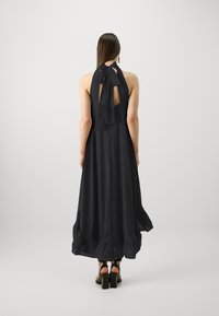 Malina SABRINA HALTER NECK RUFFLED DRESS - Juhlamekko - black