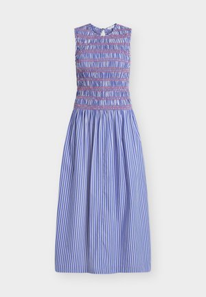 Tommy Hilfiger, SMOCKING STRIPE MIDI  - Φόρεμα ημέρας - stacking stp/ verona blue