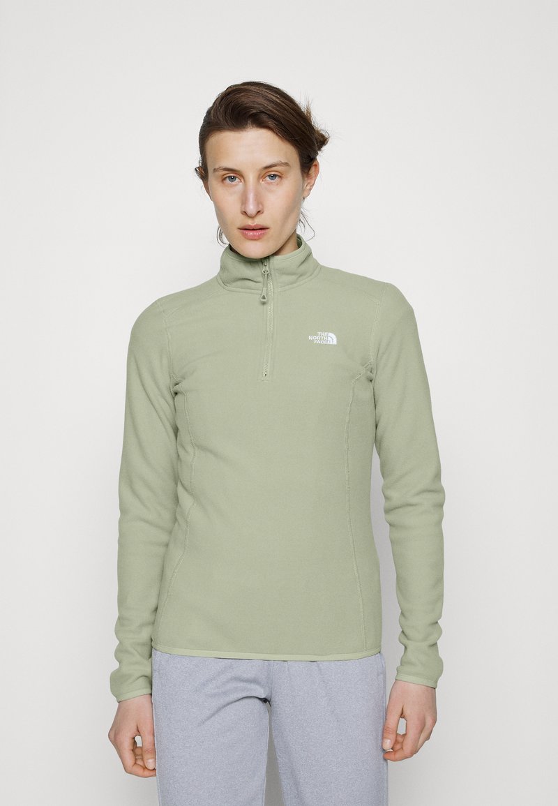 The North Face 100 GLACIER 1/4 ZIP - Camisola de lã polar - tea green