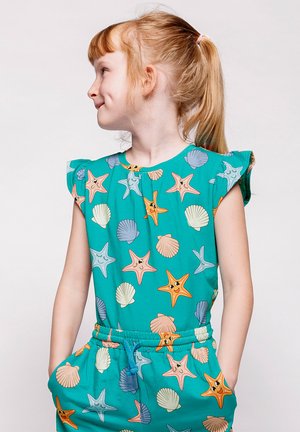 Småfolk, WITH STARFISH - Tricou cu imprimeu - teal