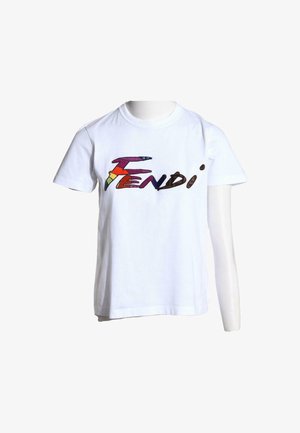 Fendi, T-SHIRT WHITE - T-shirt imprimé - white