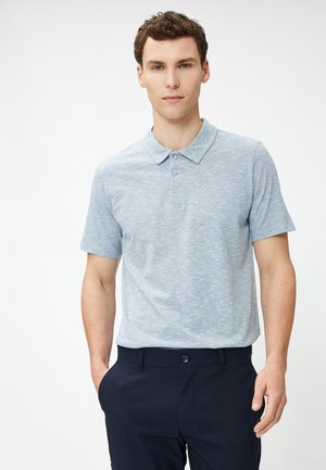 SHORT SLEEVE BUTTONED - Poloshirt - blue