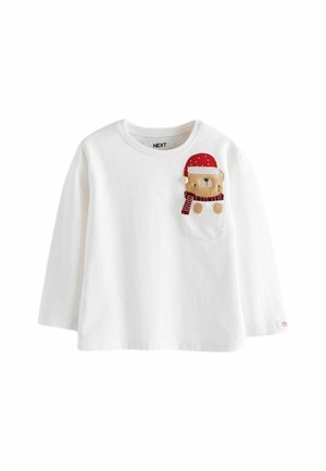 REGULAR FIT - Långärmad tröja - ecru christmas bear