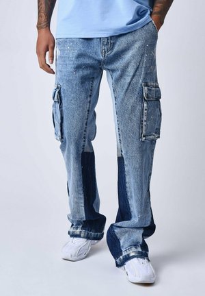 Project X Paris A POCHES - Jeans baggy - bleu